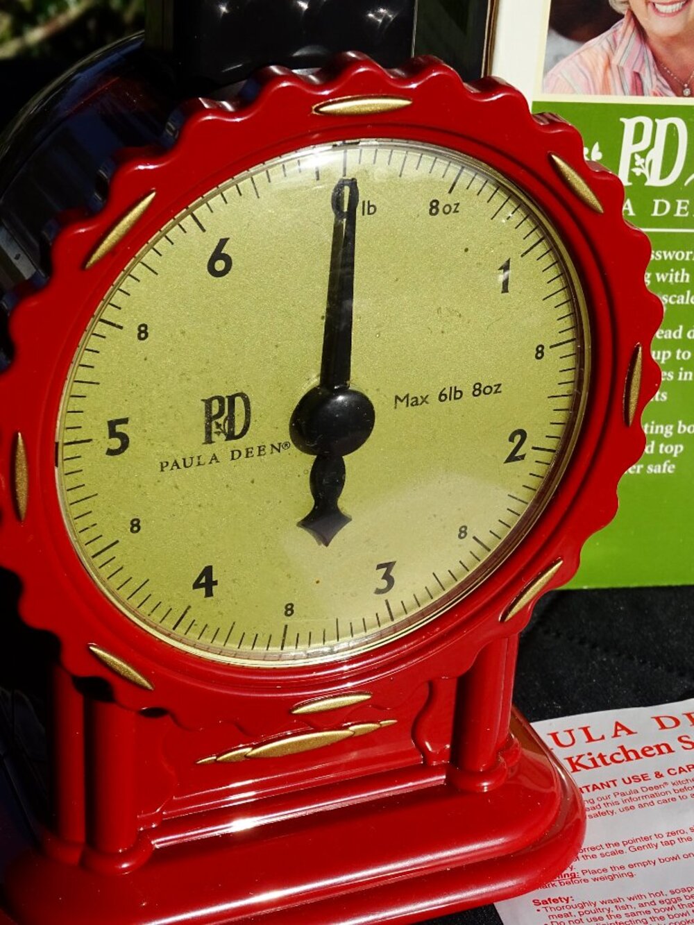 Paula Deen Red Kitchen Scale - Picture 3 of 7